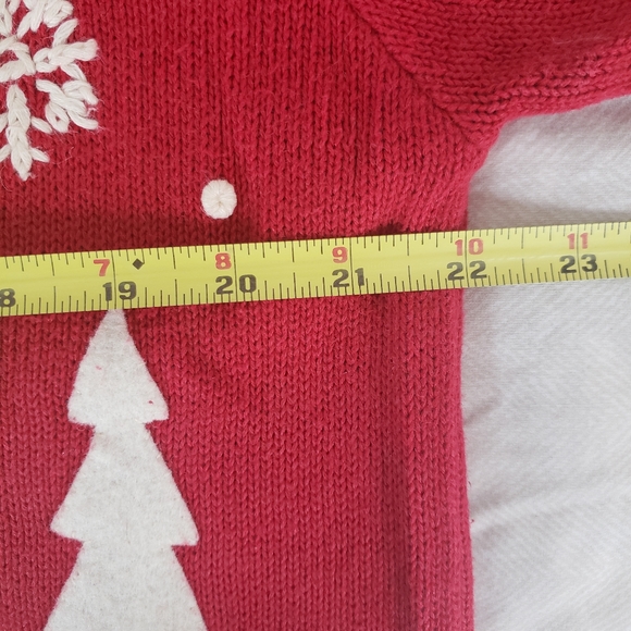 Vintage Holiday Embroidered and Applique Cardigan Sweater Sz XL - Picture 10 of 12